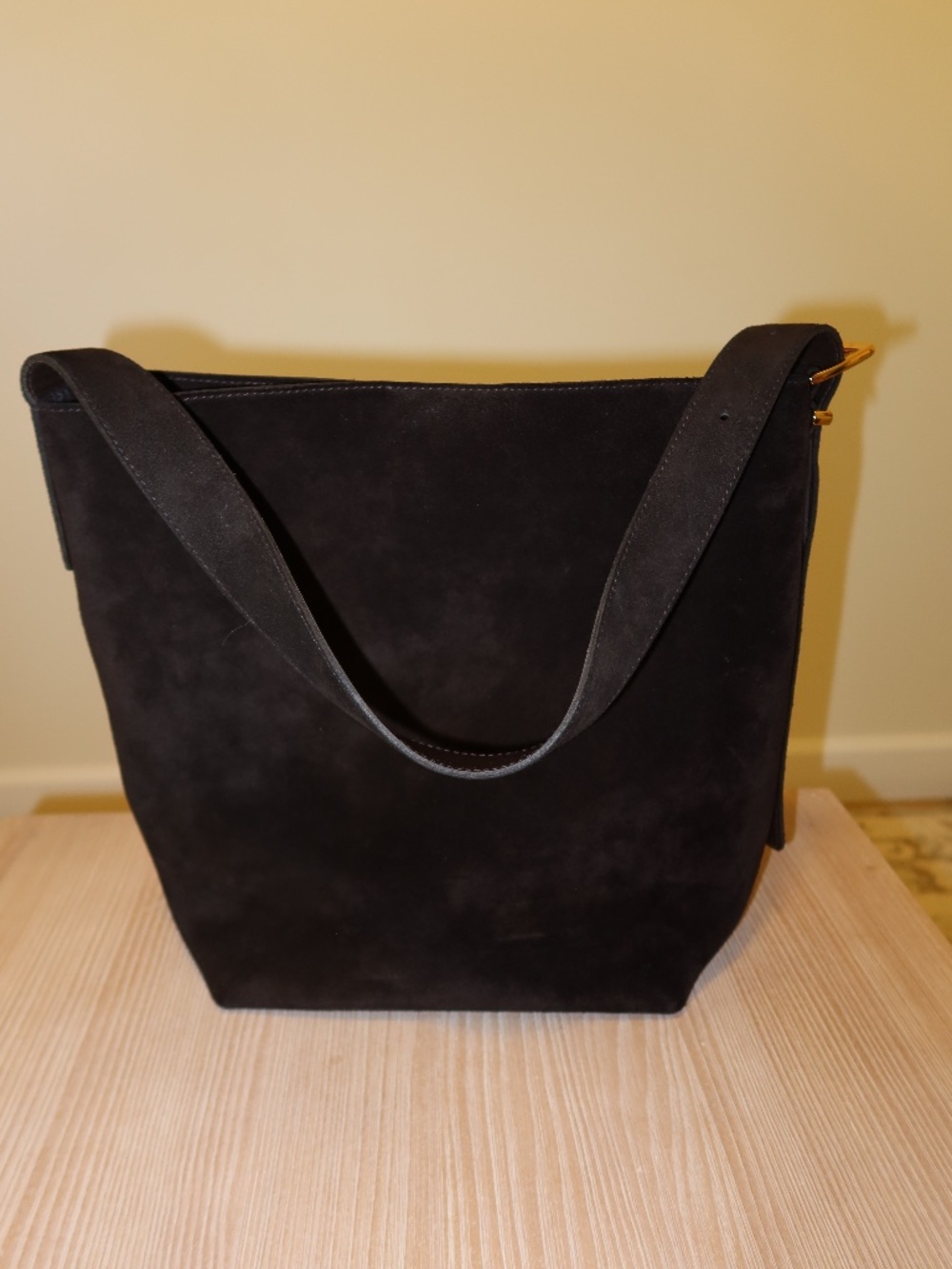Madewell Suede Chocolate Brown Bucket Bag Shoulder Bag